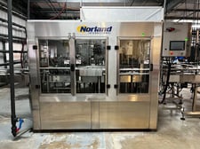 Norland International #GlassPak66, Bottling Line, 18-Head Bottle Filler, used for 16 oz @ 70 BPM, 16.9 oz max