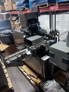 Dependable Equipments, Carton Erector, 60 BPM, 60/120/200 centers Bottle Sizes, 2.3" x 2.3" x 4.5" Carton for