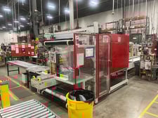 EDL Packaging, Shrink Wrapping Machine, Bullseye Enclosure, Single Lane Infeed, 42" max Film width, 48" x 36"