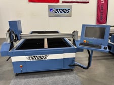 Otinus #PCV-3015-D, CNC Plasma & Gas Cutting Machine, 5' x 11' Work Area, 9" Gantry Clearance, 7" Hollow Tube