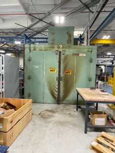 125" width x 106" H x 106" D Wisconsin Oven Corp. #SWT-9108-E, Industrial Oven, 500 F max Temp., 72 kW, 109