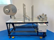 15.7" Azco #FG400SP, Sheeter w/Unwind, Guillotine-Style Knife Assy., 110/220 V, 1900