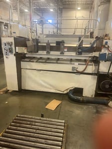 Emba #160-Flexo, Folder Gluer, 380 V, Main Feeder Vacuum Pump Needs Replacing, 1985
