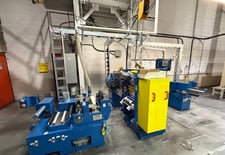 IMC, Calendering Machine, 12" diameter x 12" width Rolls, 300 mm max Web Width, 50 kg Roll Weight capacity