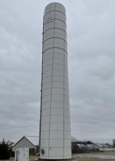 272000 gallon Aqua Store #20121-WT, Water Tower, Carbon Steel Construction, 120" H x 19" Dimension, 1900