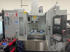 Ganesh #VFM-4024, Vertical Machining Center, 40" X, 24" Y, 22" Z, 43.29" x 19.67" Table, 30 HP, 12000 RPM, 40