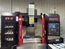 Smart Machine Tool #SV-2, Vertical Machining Center, 31.4" X, 19.6" Y, 19.6" Z, 19.6" x 39.2" Table, 1890