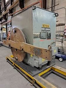 32000 lb. Koike Aronson #HTS32CE, Weld Positioner, 192000 Torque, 20' L Pendant Cable, 0.6-0.012 RPM, 460 V