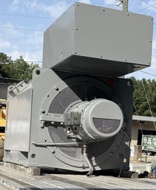 3500 KW, 1800 RPM, Ideal, generator end, 12470 Volts, air cooled CCW