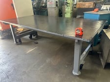 48" x 96" x 3/4" Layout Table, steel