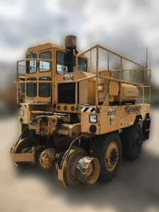 Rail Car Mover, Trackmobile #4000TM, 25,000/40,000 lb. capacity, Detroit Diesel, 6267 hours, 1990