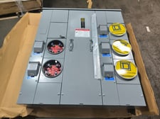 125 Amps, Square D #MP55-125, 5 Meter-Pak Meter Center, 120/240 VAC, 1 Phase, 3 Wire, 3R