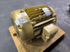 20 HP 1765 RPM Baldor Super E EM2334T Motor, 230/460 VAC, 48/24 Amp, 3PH