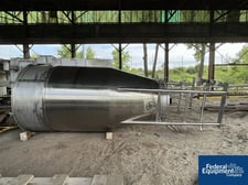 Fluid Air #0500, Fluid Bed Dryer Granulator, Stainless Steel, 617 L max bowl, agitated w/ cart, air handler