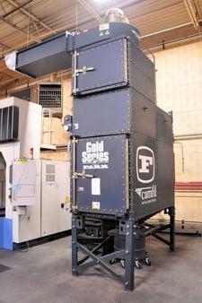6000 cfm Camfil Farr #GS-8ISMF, 8 cartridge dust collector, automatic pulse clean system