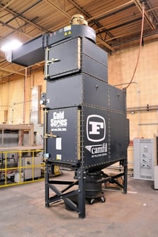 6000 cfm Camfil Farr #GS-8ISMF, 8 cartridge dust collector, automatic pulse clean system