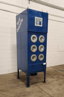 1600 cfm Donaldson #SDF-6, 6-cartridge dust collector, automatic pulse clean system