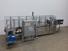 Jones #L200HL, semi-automatic, continous or intermittent motion, horizontal cartoner capable of speeds up to