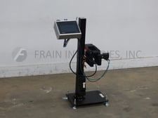 High resolution case coder, Keyence #CC-1000, 5-328 FPM @ 360 dpi, CC-1020 print head & touch screen HMI