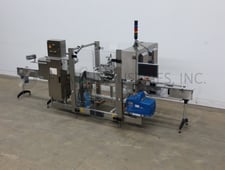 Straw applicator, Geyssel #477, up to 7200 applications per hour, thermo foil treatment unit for smoothing