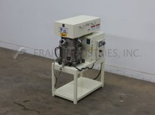 5 gallon Ross #DPM-4, 316 Stainless Steel, low pressure, vacuum, vari-speed, vertical double planetary lab