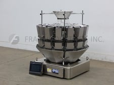 Powell Systems #PSI-14-3SS-D, dimpled bucket, combination weigh scale, up to 140 WPM