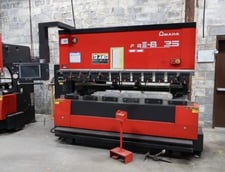 88 Ton, Amada #FBD-8025NT,  8-Axis CNC up-acting, 8.2'OA, 5.91"stroke