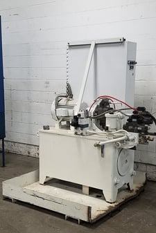 Manchester Tool & Die, tube end former, hydraulic power unit, 20 HP