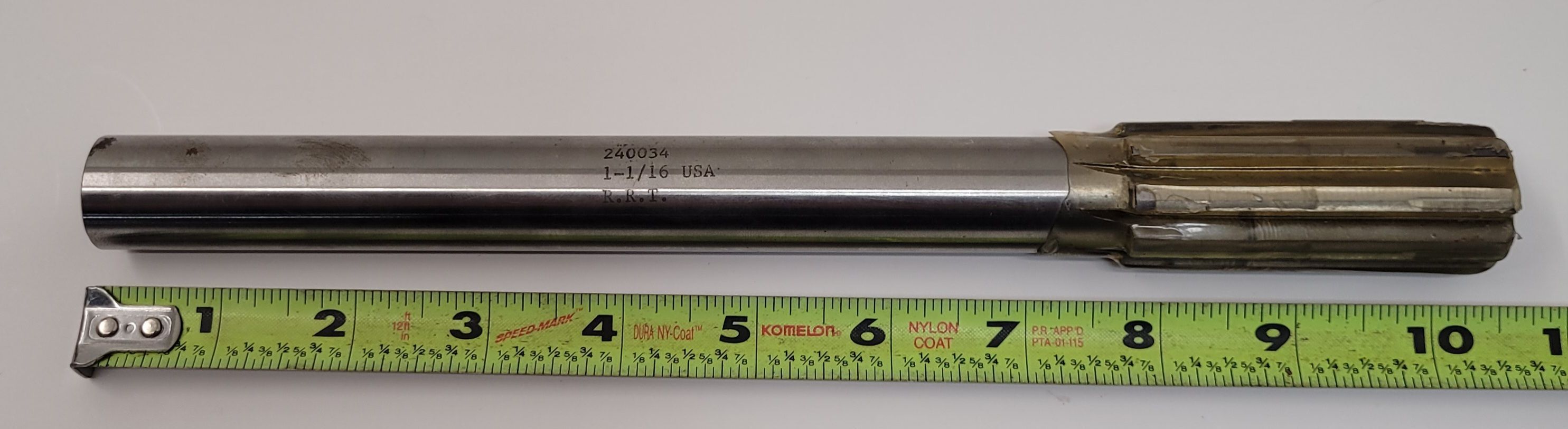 MSC, 1-1/16" Stainless Steel reamer, carbide tipped