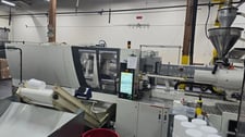 310 Ton, 29.64 oz., Engel #e-motion-2440/310T, horizontal plastic injection molder, 25.6" x 25.6" tie bar