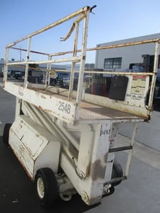 1000 lb. Simon Aerials #L2548-E, scissor lift, 25' lift height