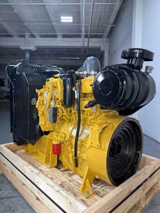 Caterpillar #3054E, diesel engine, warranty