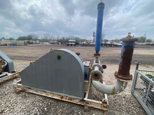 209 GPM, Gaso #101T-4, triplex pump, sn: 56188, 400 RPM, 4-1/2"stroke, 1220 mawp, bronze head, Marathon