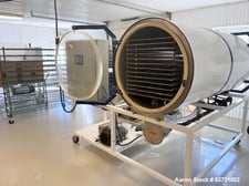 36" x 55" Freeze Dry Co #SS3655, freeze dryer, 110 sq.ft., 12x 36" x36" shelves, caster mount, 230 V., 2019