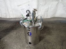 15 gallon Graco #236146, Pressure Tank, Stainless Steel, 15" x 20" Size, 100 psi