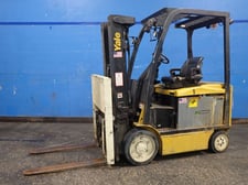 5600 lb. Yale #ERC060VGN48TE085, Electric Forklift, 5" x 42" Forks, 182" Lift height, 84" Mast height, 48 V