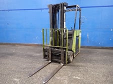 3675 lb. Clark #ESMII-20, Electric Forklift, 4" x 42" Adjustable Forks, 188" Lift height, 82" Mast height, 36