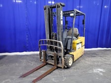 4000 lb. Yale #ERP040TFN36SE082, Electric Forklift, 4" x 35" Adjustable Forks, 189" Lift height, 81" Mast