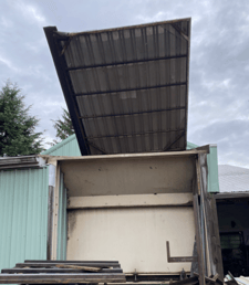 Alternative Heating Systems #E500, wood-burning boiler, 500,000 BTU System, auto feed system