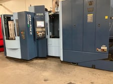 Matsuura #HPlus-400, 4-Axis CNC horizontal machining center, 6 pallet, Fanuc G-Tec31i Control, 120-360
