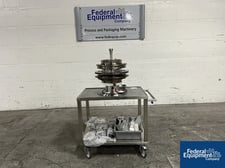 Fette #2090-36i, Tablet Press Turret, 36 Station, B tooled, keyed upper, w/ cams & die cart