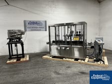Liquid Packaging Solutions, Eyedrop Filling Line, rinse, fill, capacity, wrap & label, conveyors, turntable