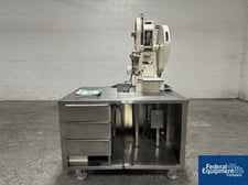 3.4 Ton, Korsch #EKO/DMS, Tablet Press, 1 station, 20mm diameter x 20mm fill max, 60 TPM, w/ parts