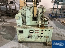 12" NRM, Three Roll Sheet Stack, manual adjust top roll, side head winder, base