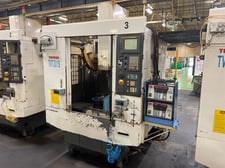 Toyosk #TVT301S, vertical machining center, 20" X, 16" Y, 12" Z, 8000 RPM, BT-30, Fanuc 21-M, 200 V., 2002