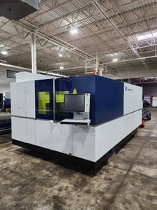Trumpf #TruLaser-5030, fiber laser, 8000 watts, 5' x10'tbl., refurbished TruDisk 8001, 120" X, 60" Y, 4.5" Z