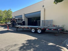 Model PJT8222 gooseneck flat bed carrier, like new, 2015