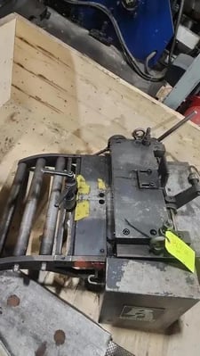 12" x .138" PA Industries #SRF-12, servo feeder, press mounted, pilot release, jogging pendant