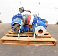 Warman #3/2AH, rubber lined slurry pump with 20 HP motor
