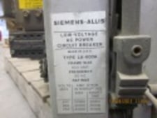 600 Amps, Siemens-Allis, LA-600A, manually operated, drawout, #AB1918